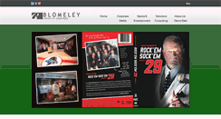 Desktop Screenshot of blomeley.com